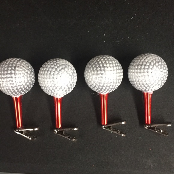 Golf ball ornaments